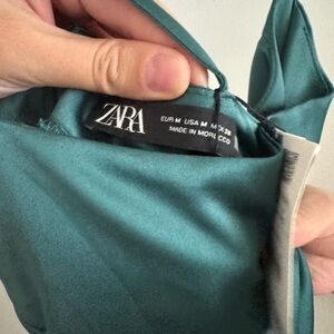 Zara green dress
